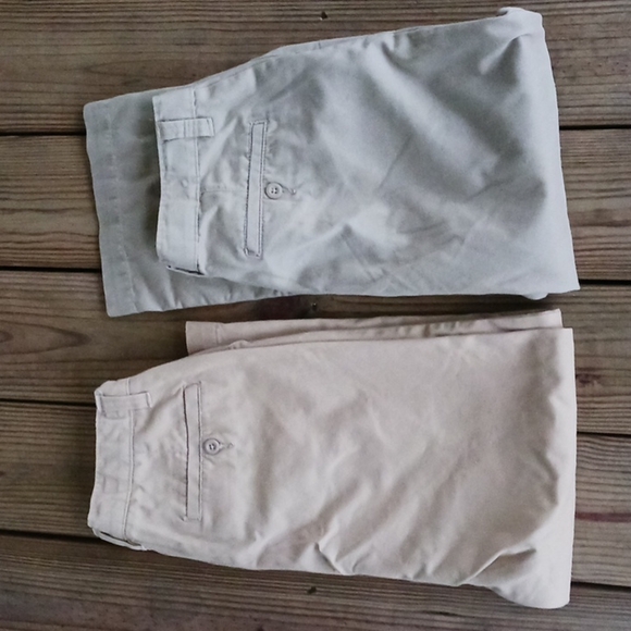 Old Navy boys husky kaki jeans bundle Size 12 Husky - Picture 1 of 14